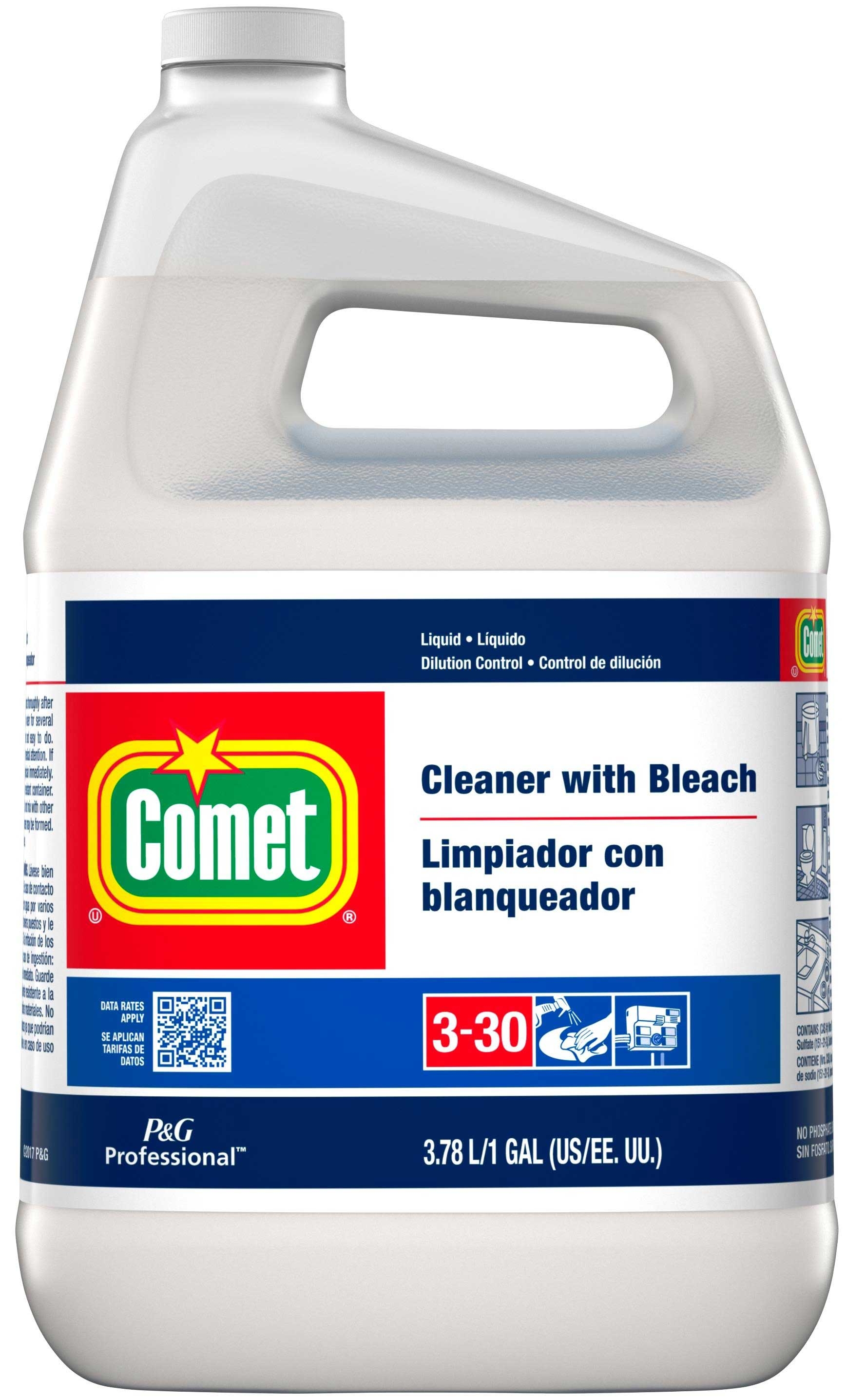 Comet 3-30 Closed Loop Liquid Cleaner with Bleach Concentrate, 1 Gallon -- 3 per case.