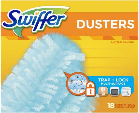 Swiffer Unscented Multi Surface Dusters Refill, 18 count per pack -- 4 per case.