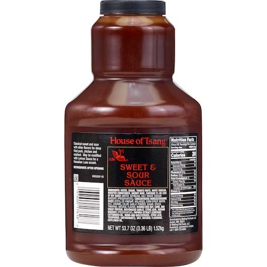House Of Tsang Sweet and Sour Sauce, 53.7 Ounce -- 4 per case