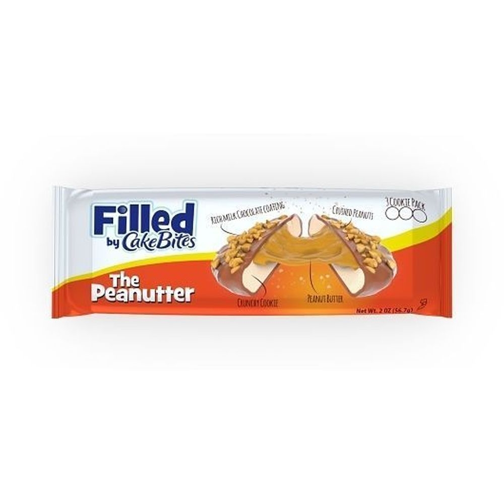 Cakebites Filled The Peanutter, 2.12 Ounce -- 72 per case