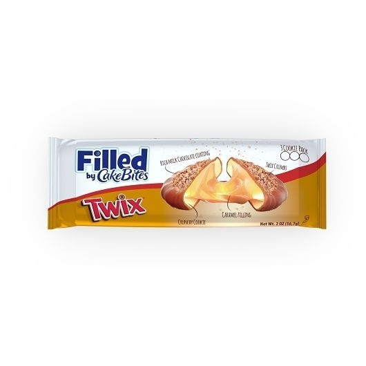 Cakebites Twix Filled Cookie, 2.12 Ounce -- 72 per case