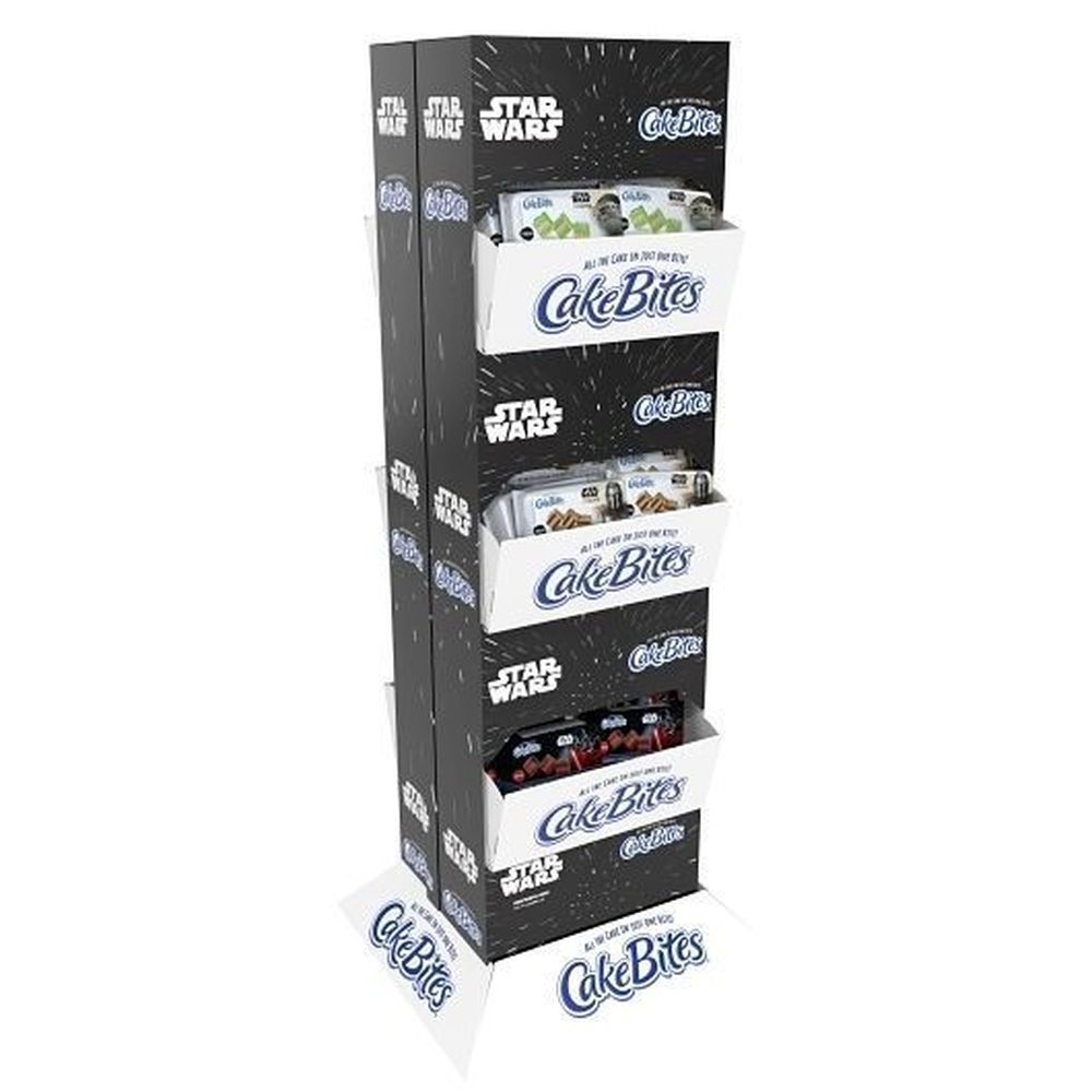 Cakebites Star Wars Grogu/Mandalorian/Darth Vader Gravity Feed Cake Bites, 90 count