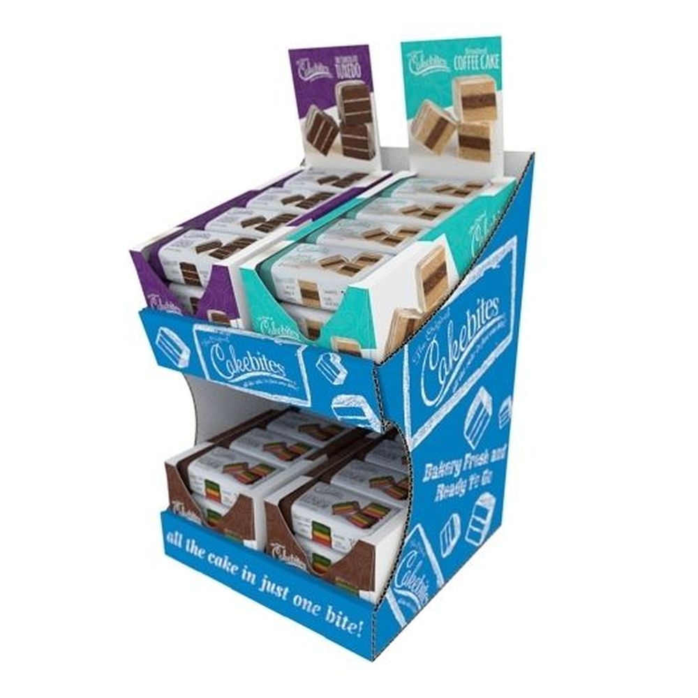 Cakebites - Core Flavor Counter Display, 48 count