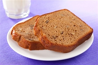 CSM Bakery Banana Nut Sliced Loaf Cake, 16 Ounce -- 12 per case.