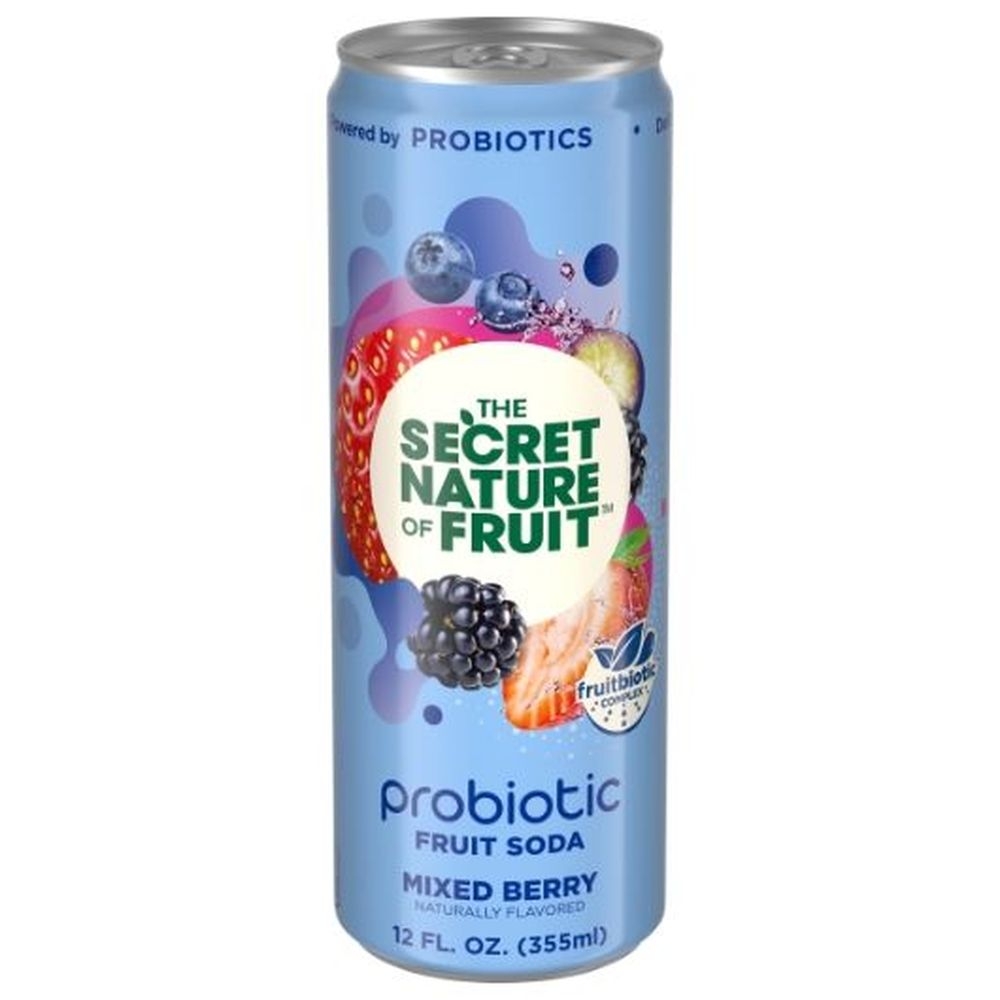 Secret Nature Of Fruit Mixed Blueberry Soda, 12.696 Ounce -- 12 per case