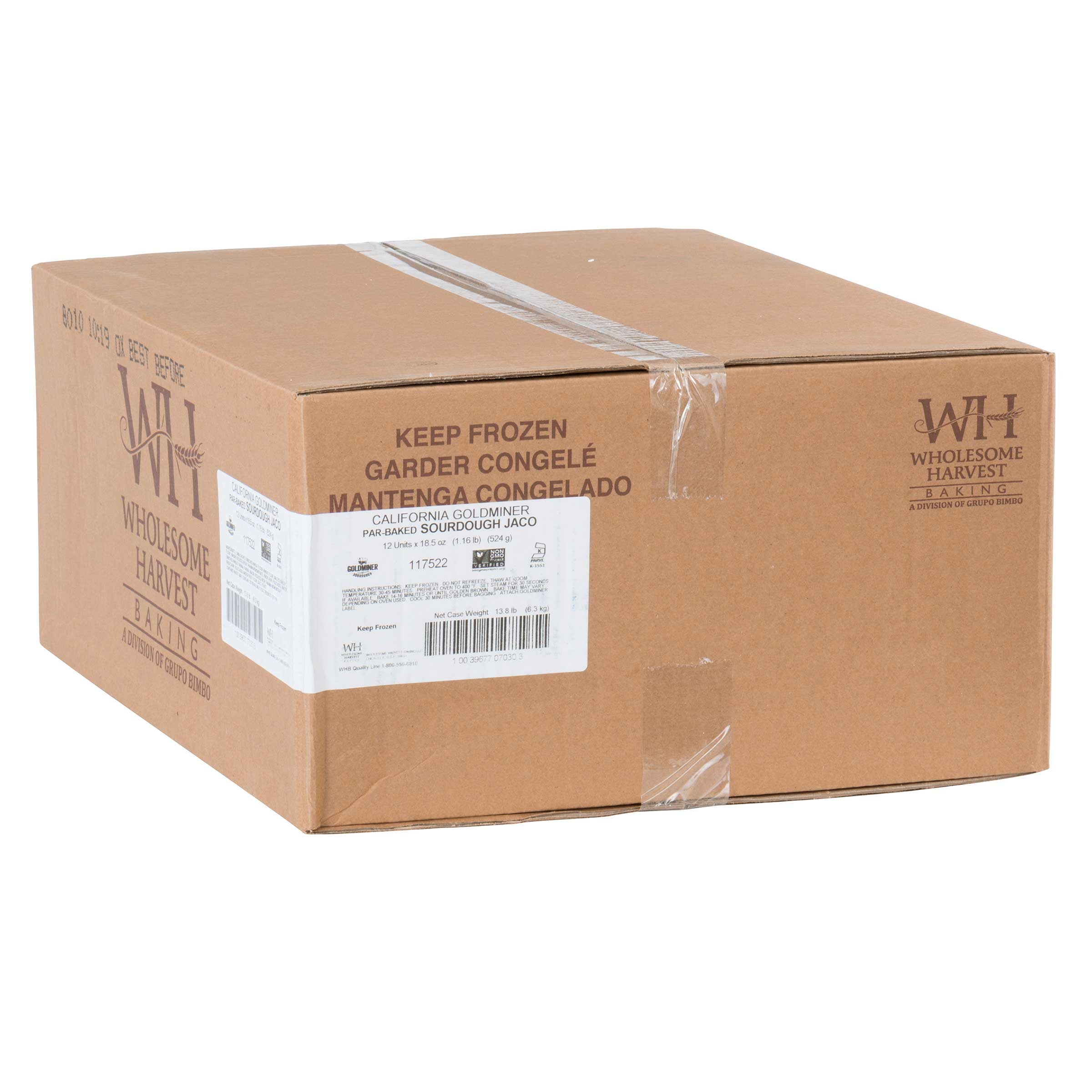 Maple Leaf Bakery California Goldminer Original Sourdough - Jaco -- 12 per case.