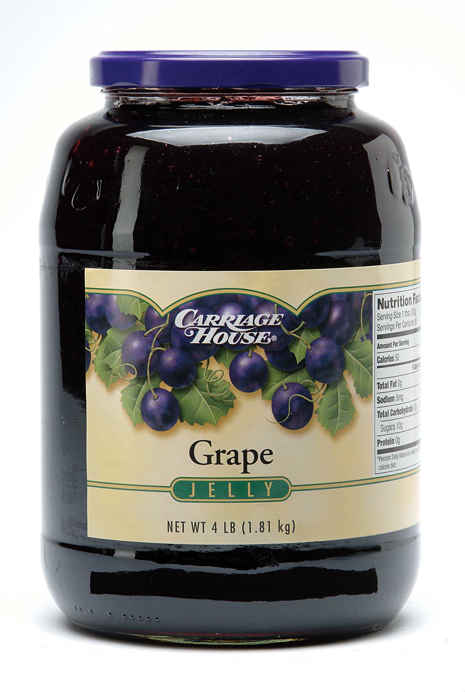 Jelly Carriage House Concord Grape 6 Case 4 Pound