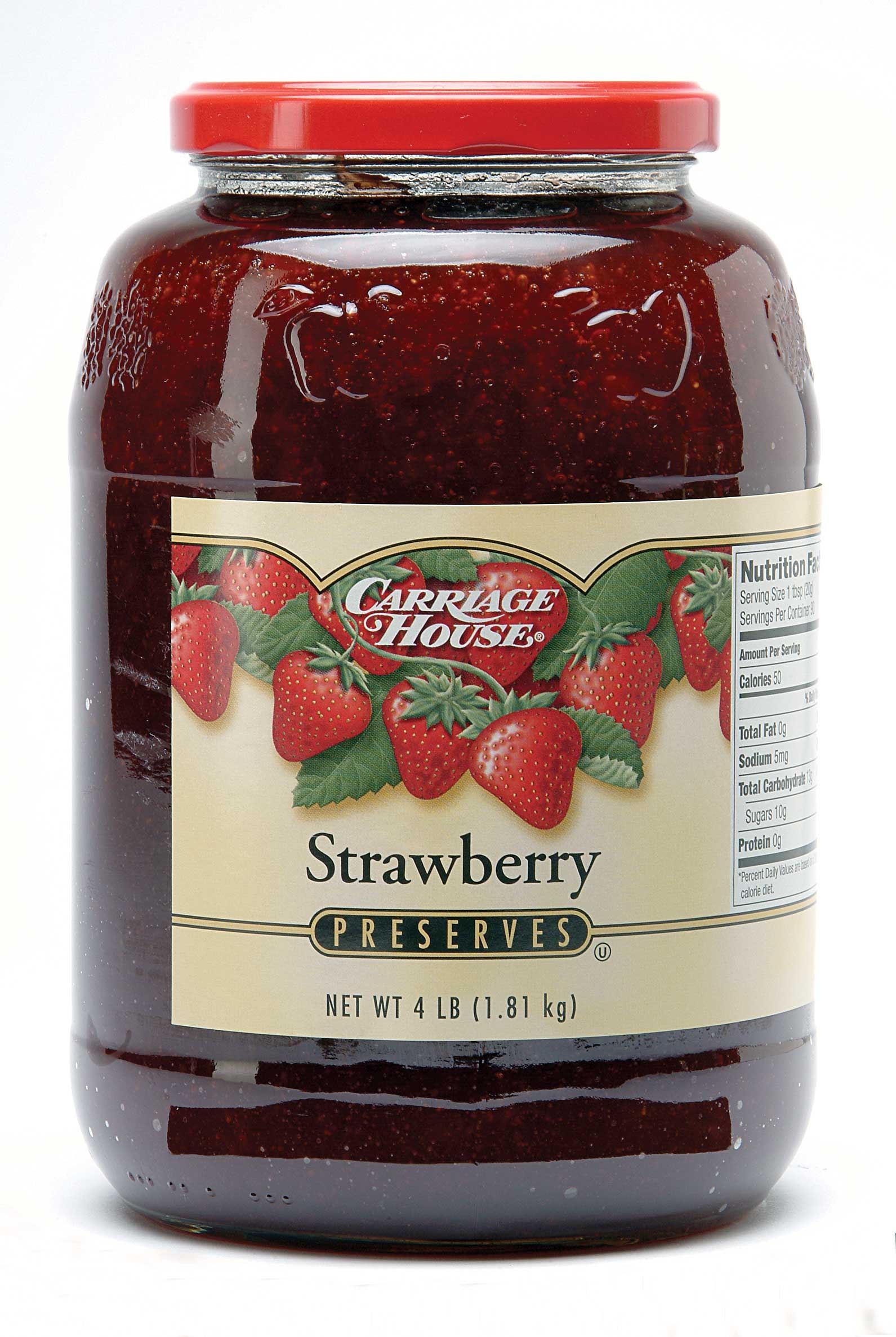 Preserves Carriage House Strawberry 6 Case 4 Pound