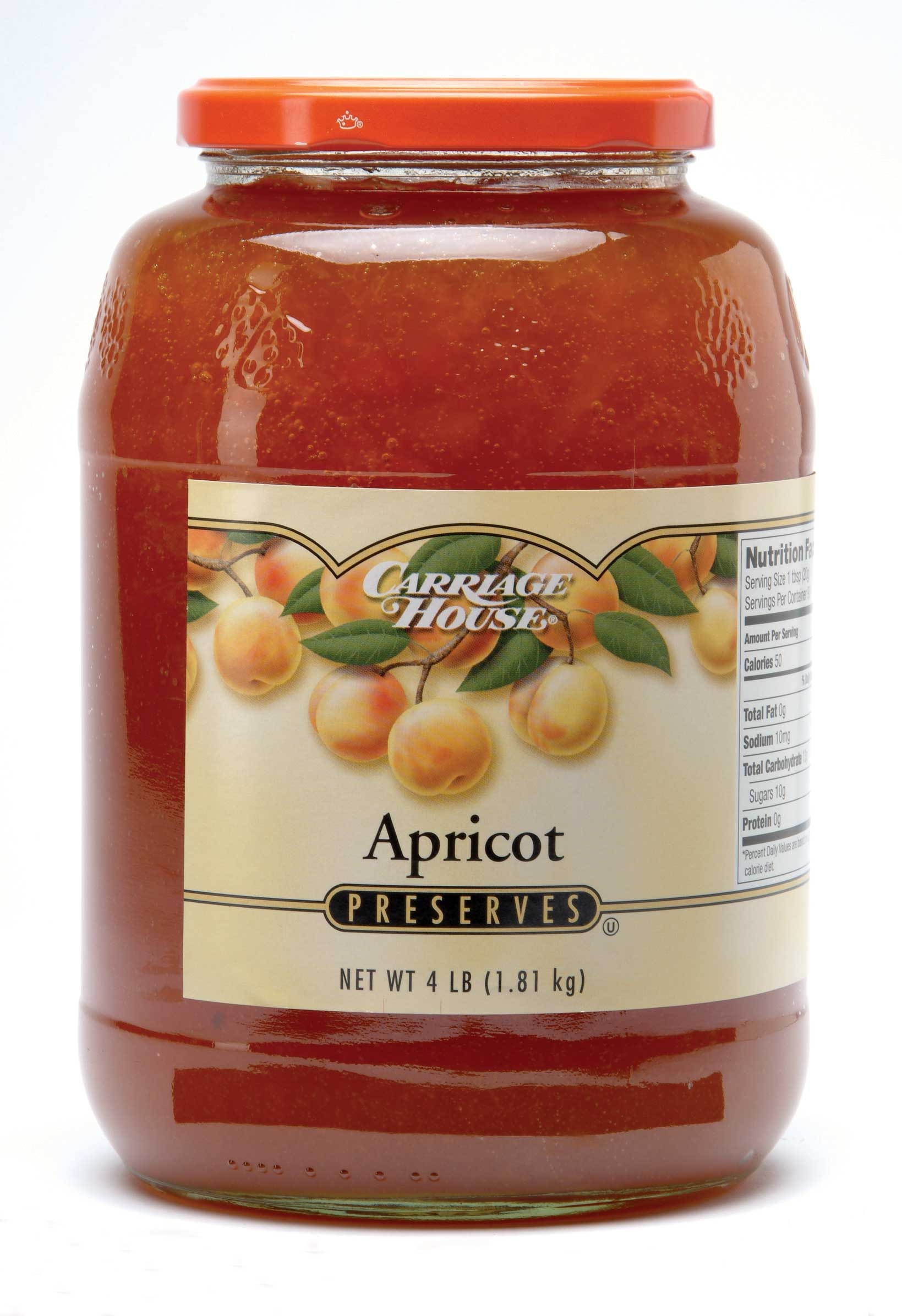 Preserves Carriage House Apricot 6 Case 4 Pound