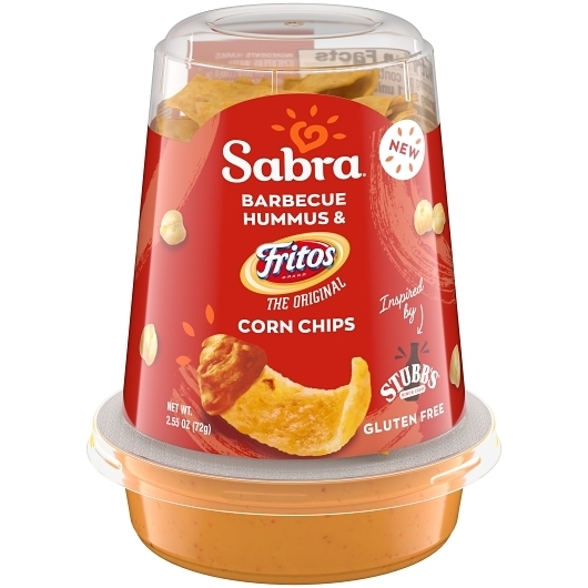 Sabra Barbecue Hummus with Fritos Corn Chips, 2.55 Ounce -- 8 per case