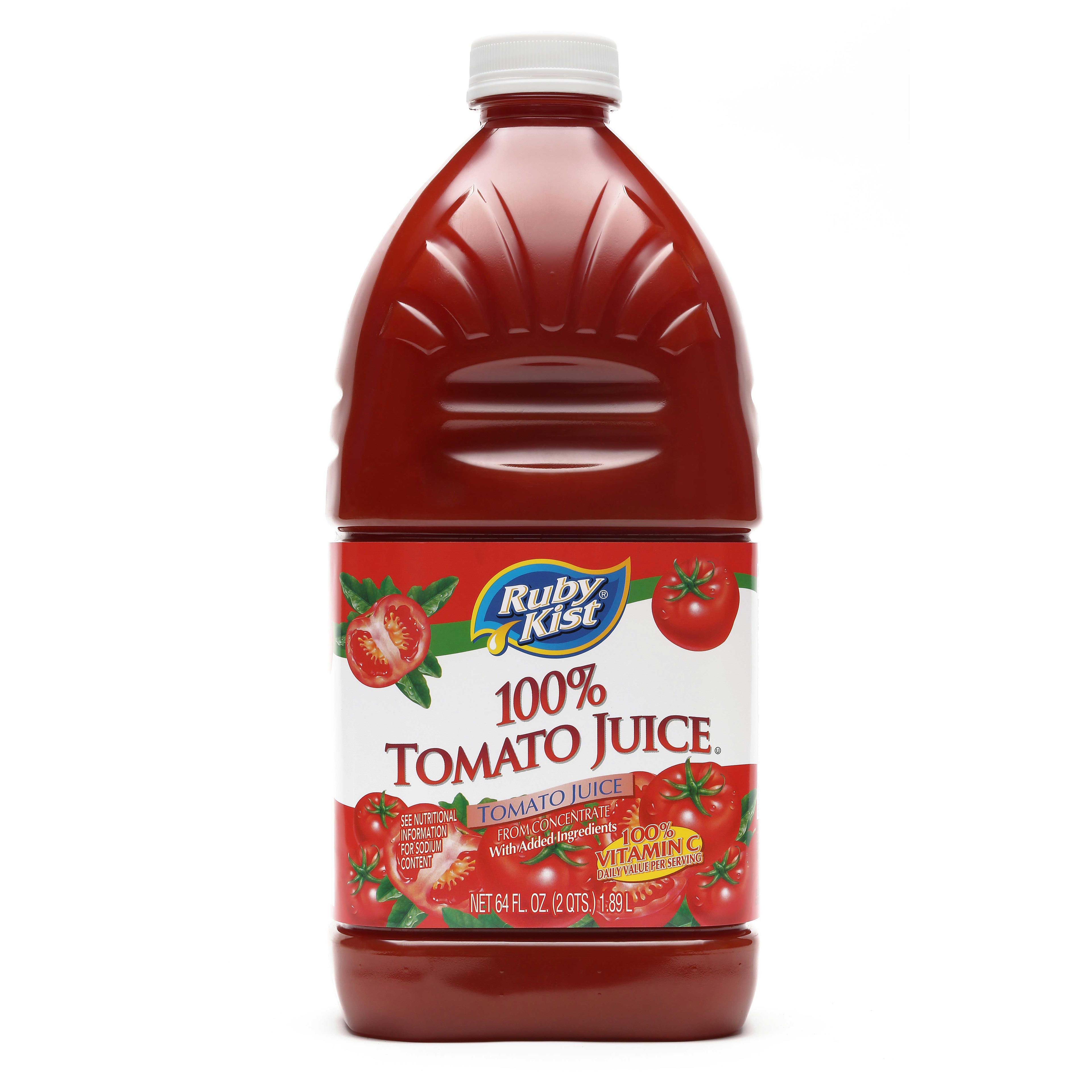 Ruby Kist Tomato Juice, 64 Fluid Ounce -- 8 per case.