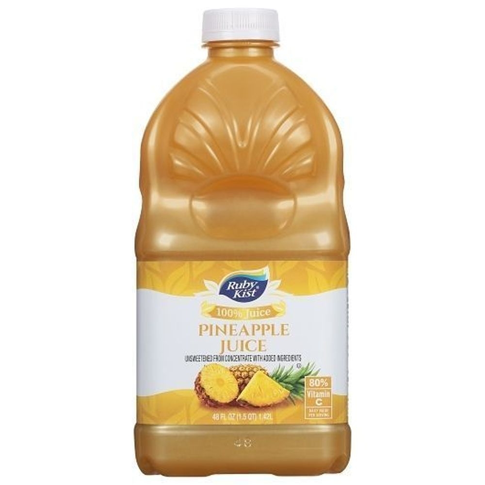 Ruby Kist Pineapple Juice, 48 Fluid Ounce -- 8 per case