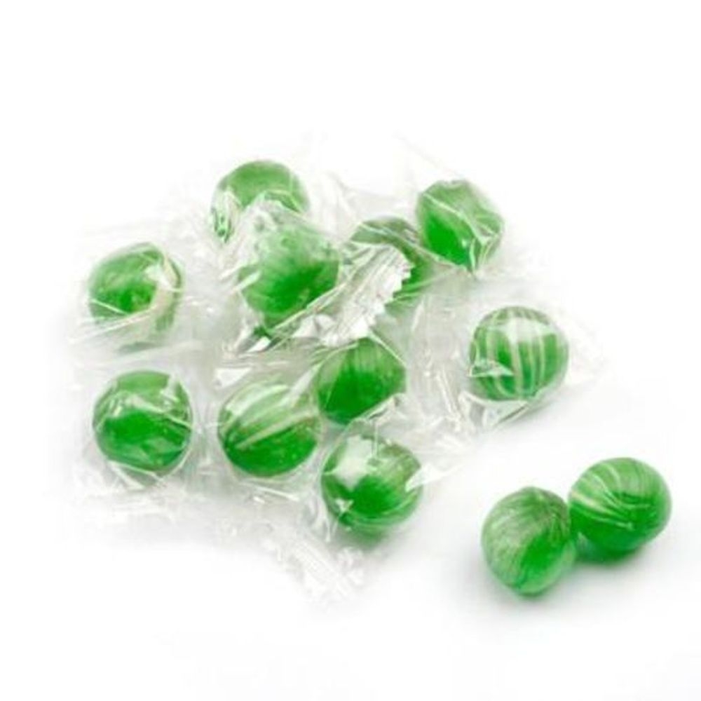 Gemstone Individually Wrapped Spearmint Ball Candy, 15 Pound