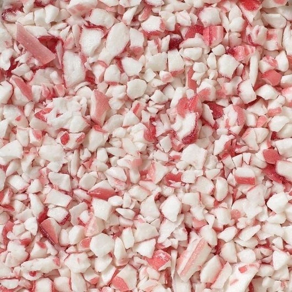 Atkinson Red and White Crushed Natural Mint Twist Candy, 15 Pound