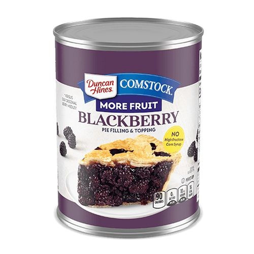 Comstock More Fruit Blackberry Pie Filling and Topping, 21 Ounce -- 8 per case