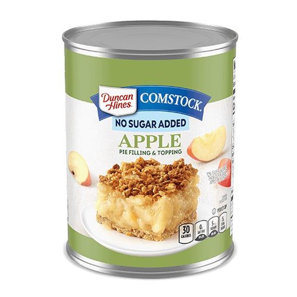 Comstock No Sugar Added Apple Pie Filling and Topping, 20 Ounce -- 8 per case