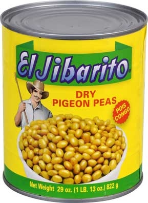 Goya Elhombre Vegetable Pigeon Peas Jack, 29 Ounce -- 12 per case.