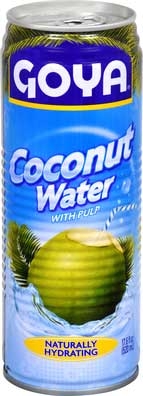 Goya Tall Coconut Water, 17.6 Ounce -- 24 per case.
