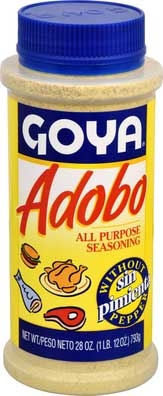 Goya Adobo Seasoning without Pepper - 28 oz. jar, 12 per case