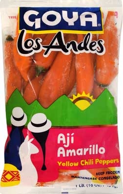 Goya Aji Amarillo Yellow Chili Peppers, 16 Ounce -- 12 per case.