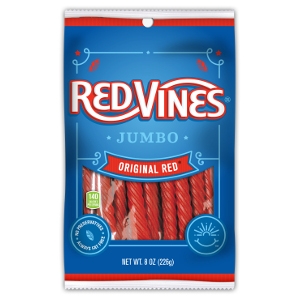 Red Vines Original Red Twists - 8 oz. bag, 12 per case