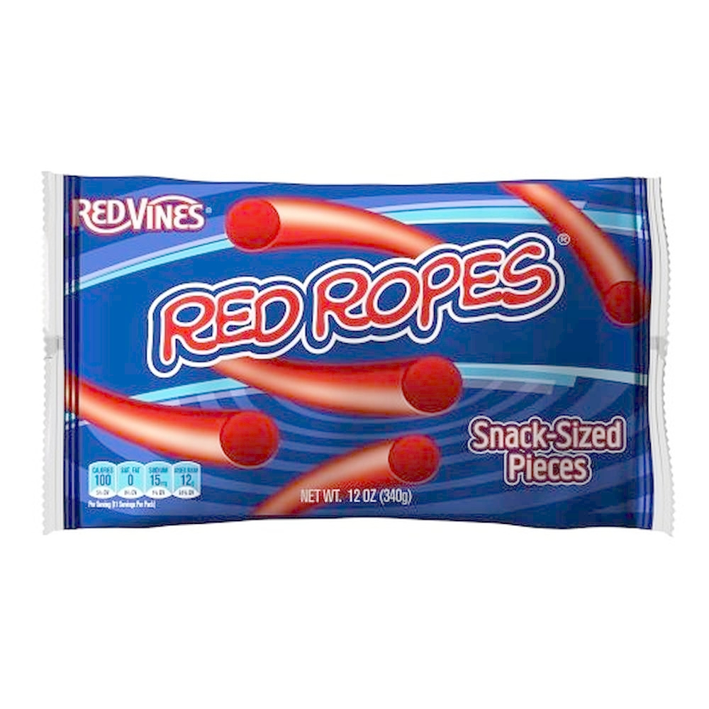Red Vines Red Ropes Snack Size Candy, 12 Ounce -- 12 per case