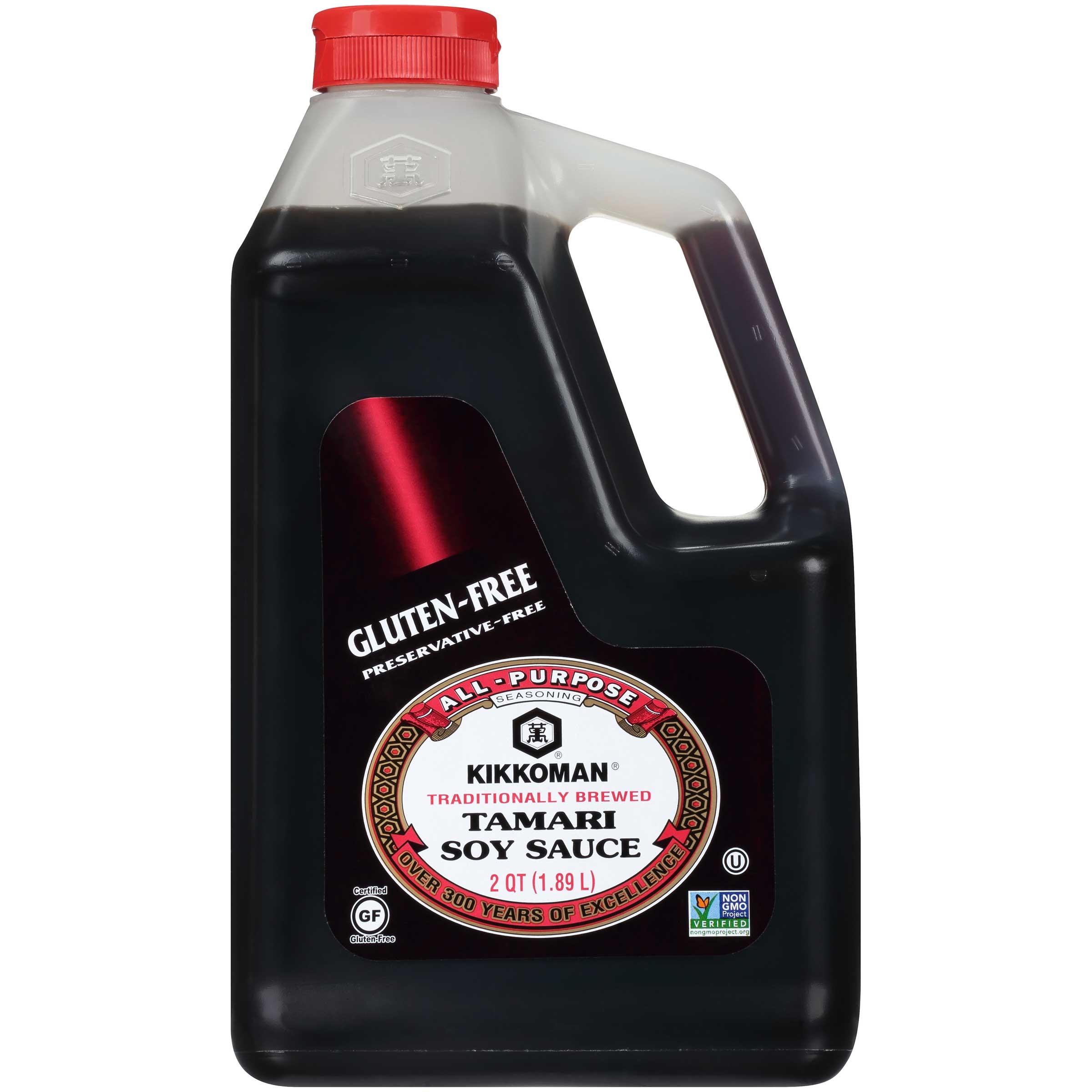 Kikkoman Tamari Gluten Free Soy Sauce, 0.5 Gallon