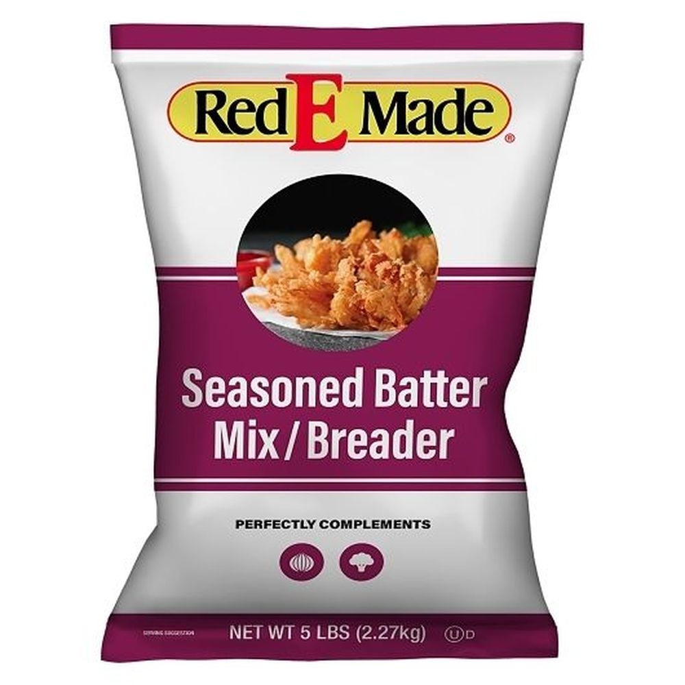 Red E Made Seasoned Batter Mix Breader, 5 Pound -- 6 per case