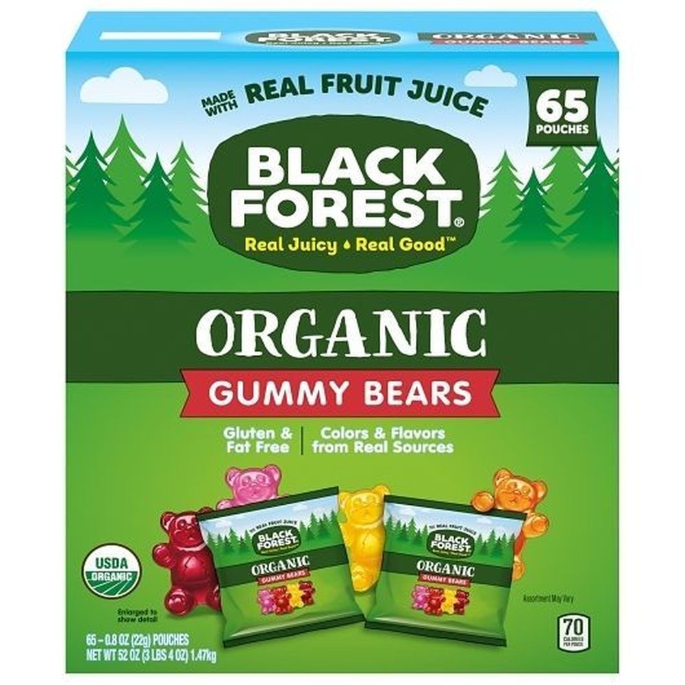 Black Forest Organic Gummy Bears, 160 count