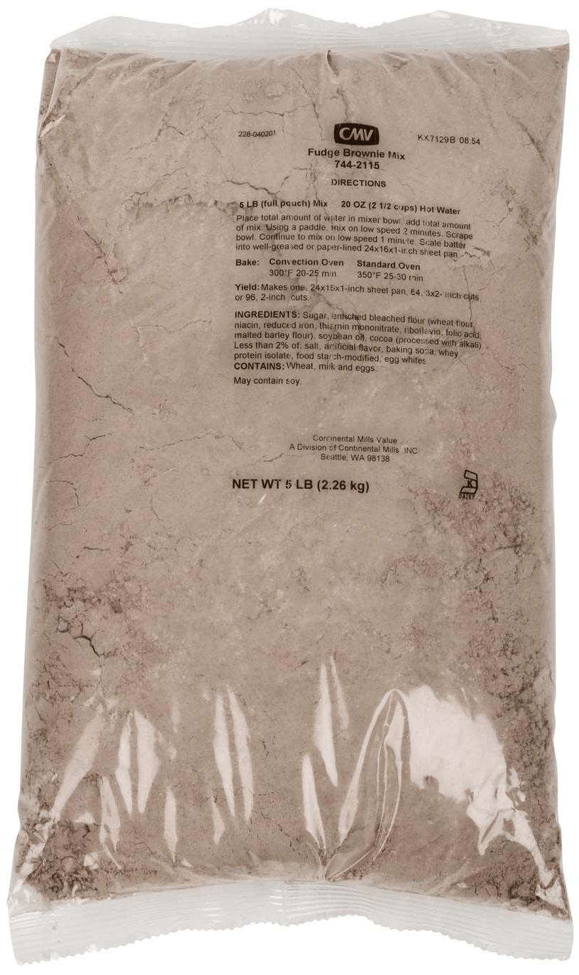 Continental Mills Fudge Brownie Mix, 5 Pound -- 6 per case
