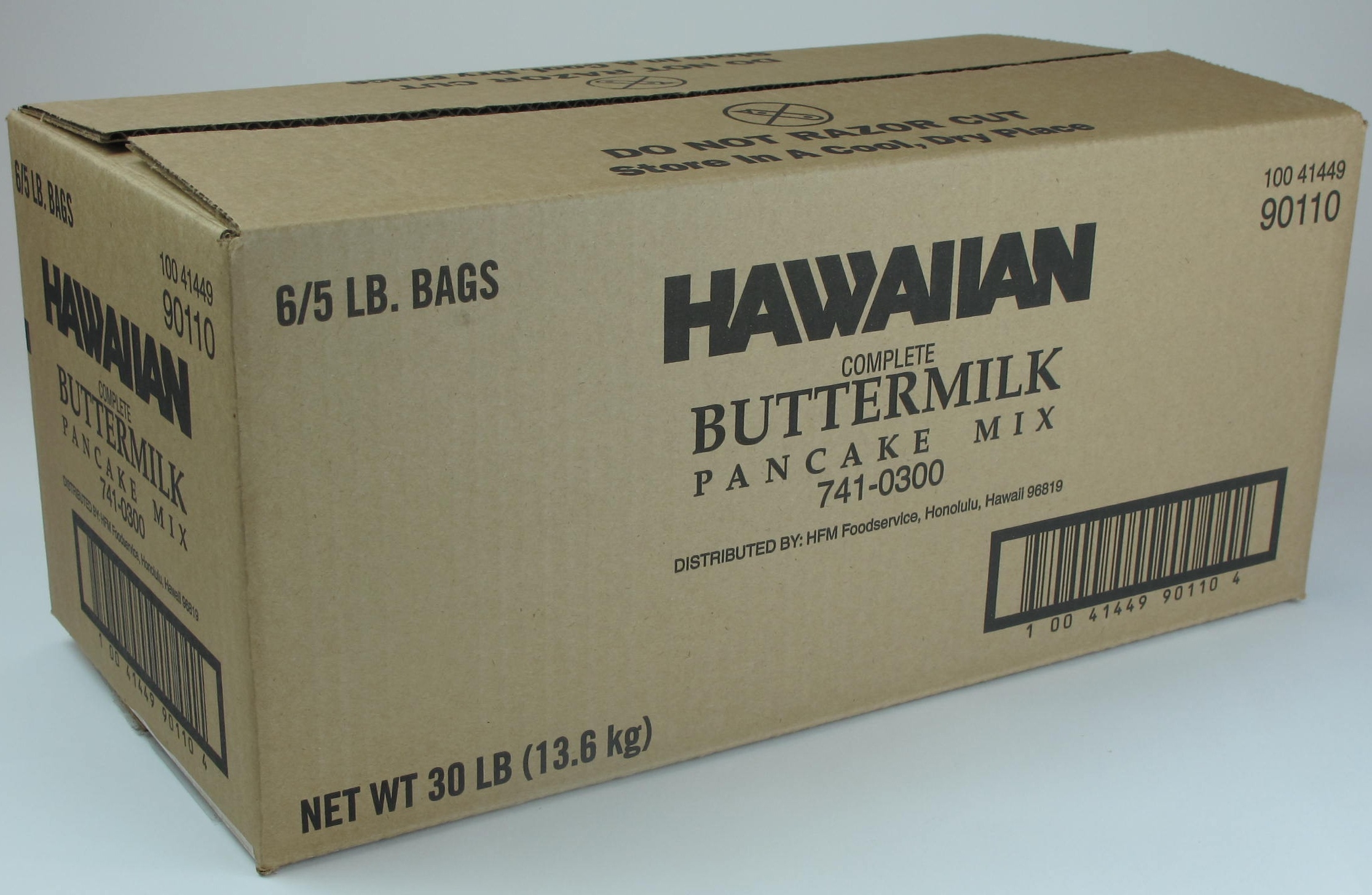 Continental Mills Hawaiian Complete Buttermilk Pancake Mix, 5 Pound -- 6 per case.