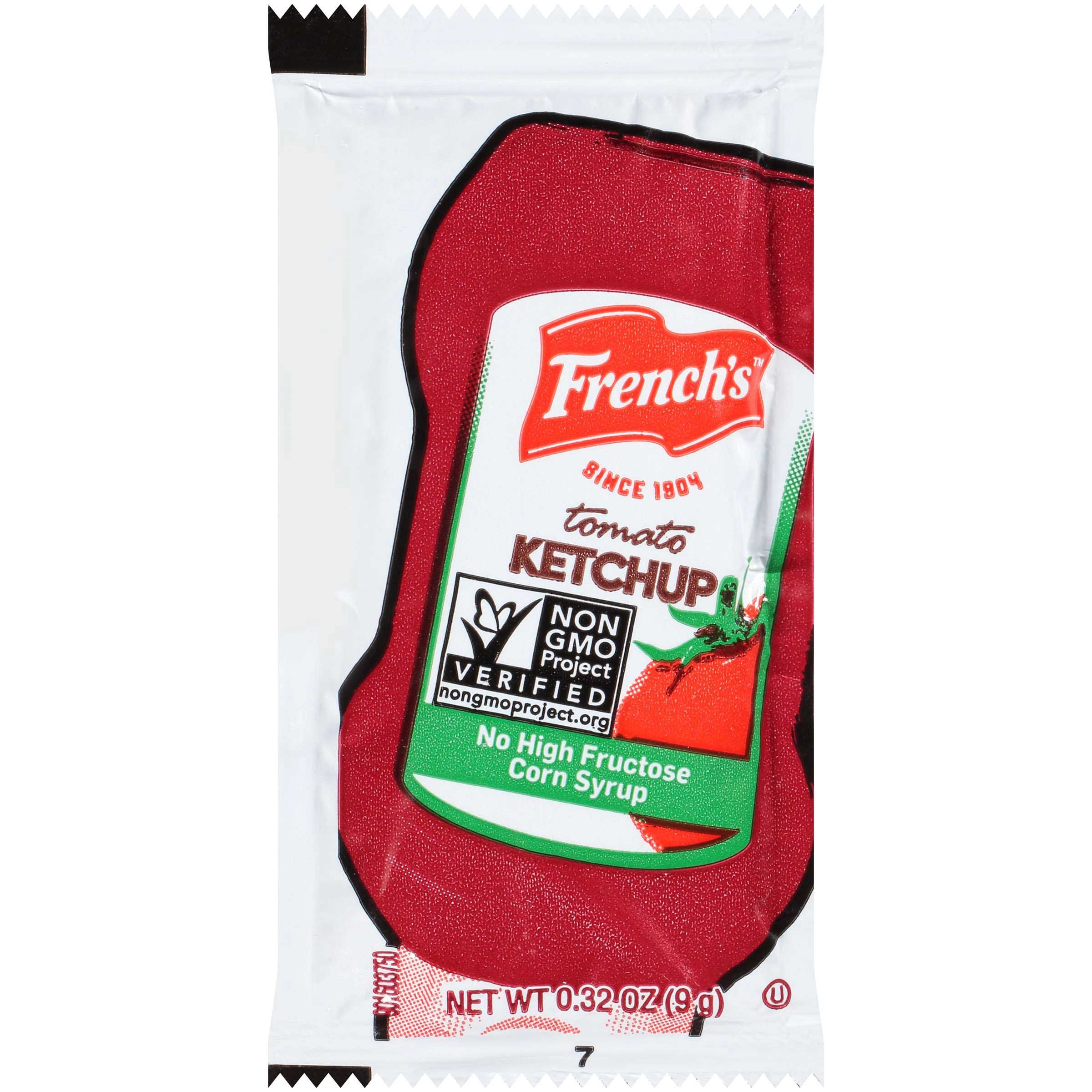 Frenchs Tomato Ketchup Packet, 9 Gram -- 1000 per case