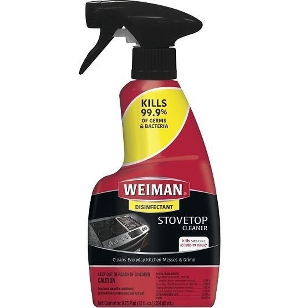 Weiman Cook Top Daily Cleaner, 12 Fluid Ounce Trigger -- 6 per case