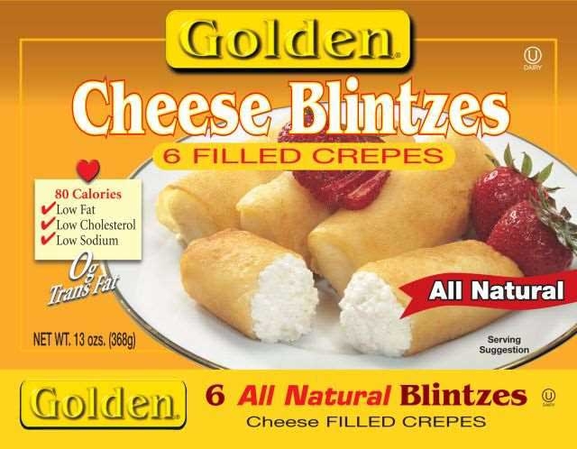 Golden Cheese Blintzes, 13 Ounce -- 12 per case.