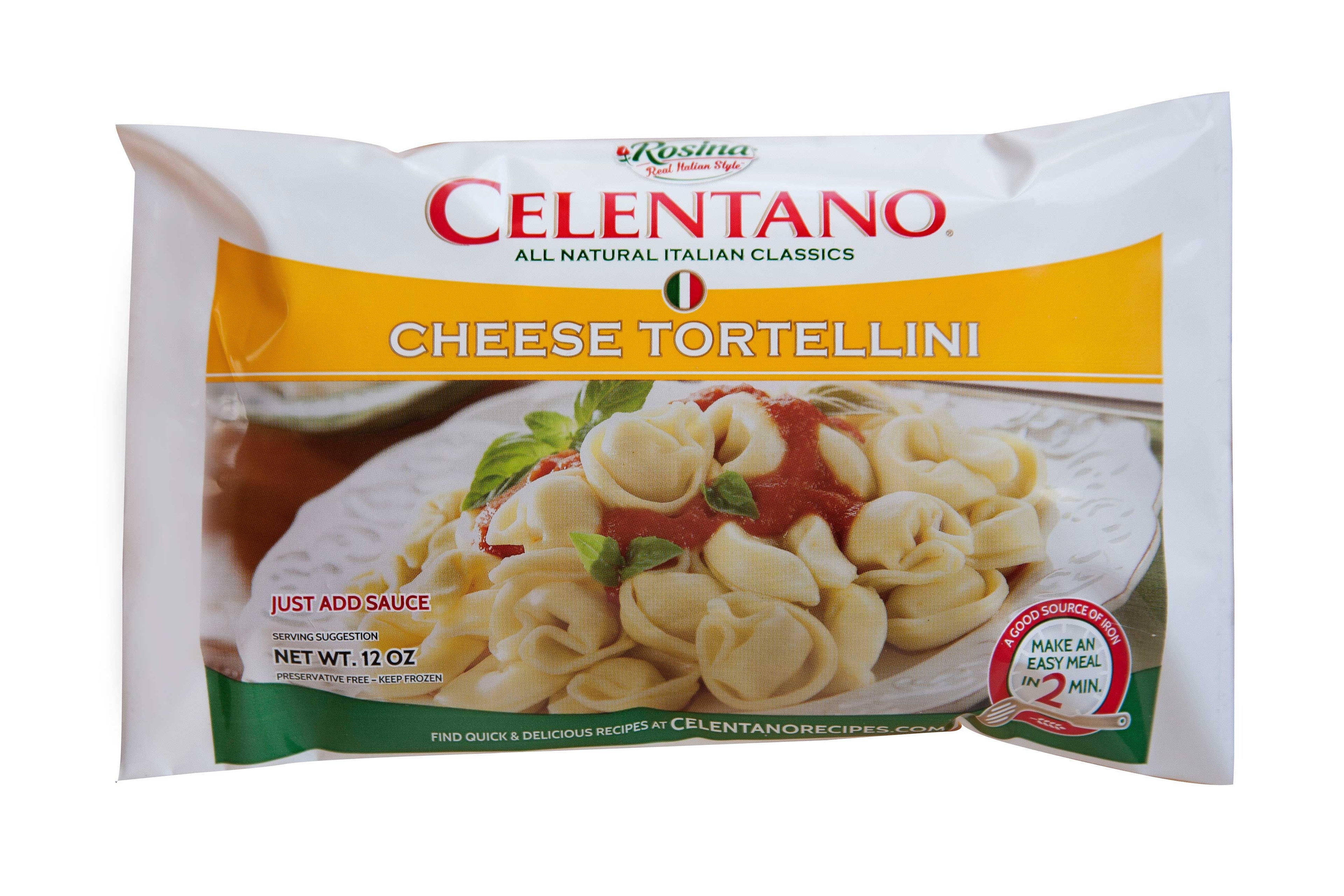 Rosina Food Pre Cooked Cheese Tortellini Pasta, 12 Ounce -- 12 per case.