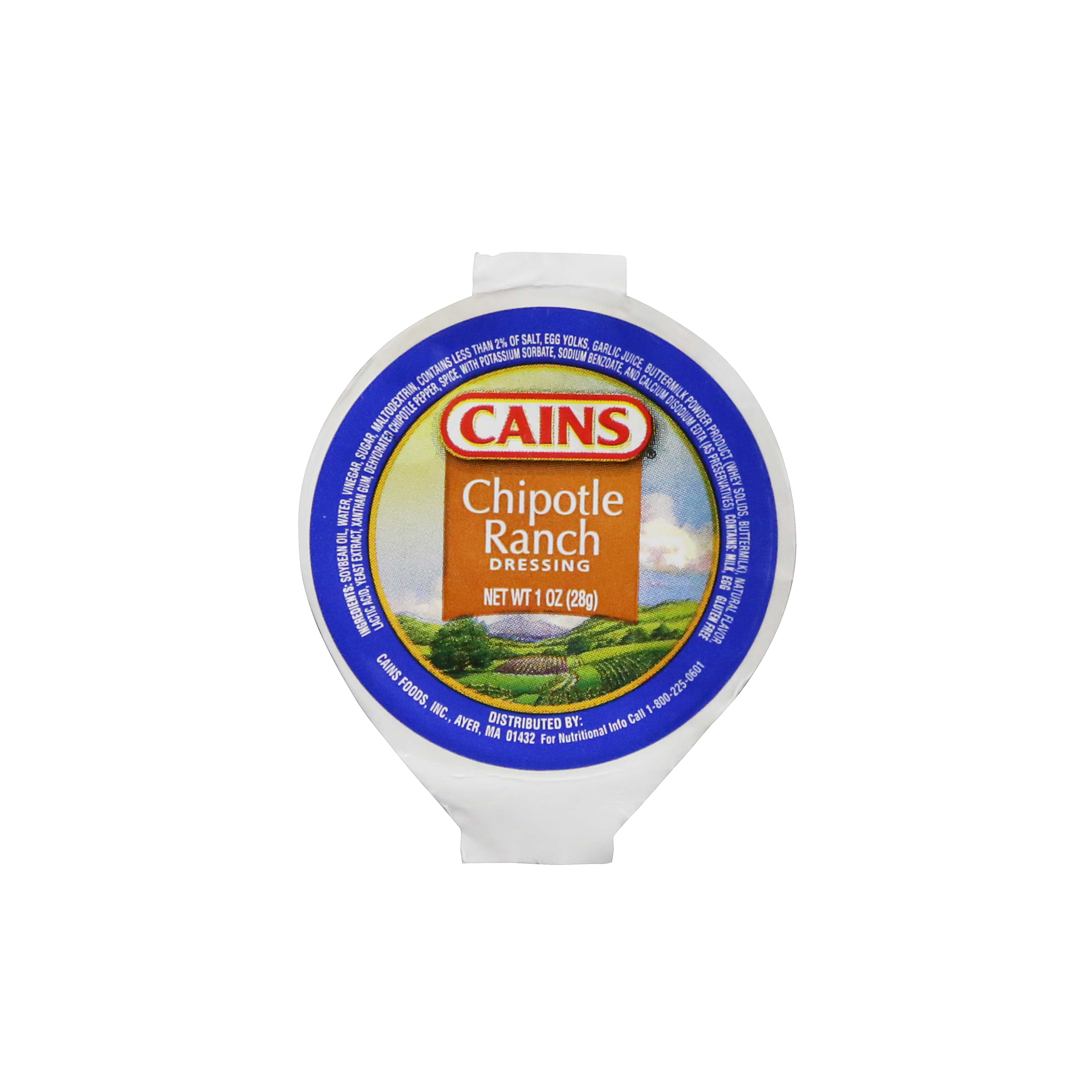 Cains Chipotle Dressing, 1 Ounce -- 200 per case.