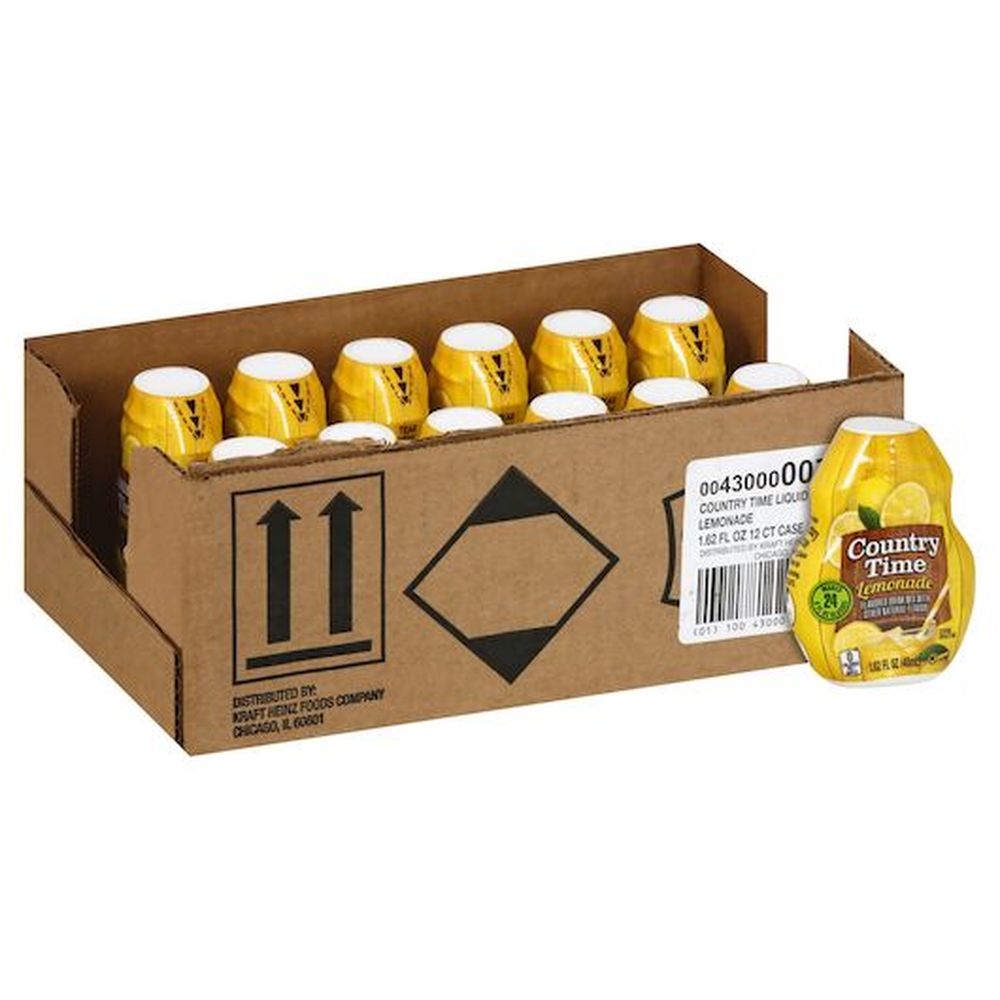 Country Time Liquid Concentrate Lemonade, 1.62 Fluid Ounce -- 12 per case