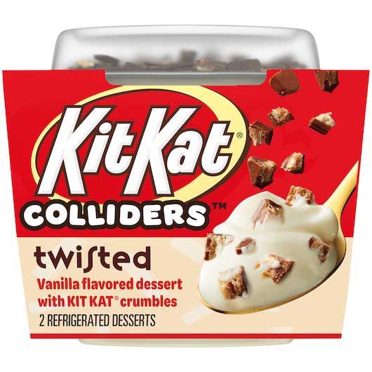 Colliders Kit Kat Twisted Vanilla Flavored Dessert, 7 Ounce -- 6 per case