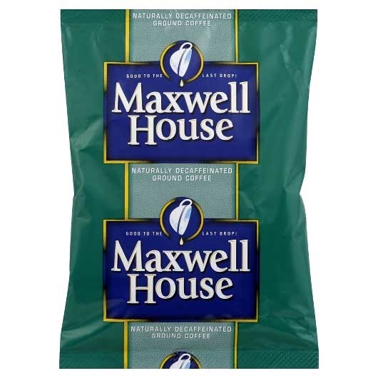 Maxwell House Decaf Office Coffee Service - 1.25 oz. pouch, 42 pouches per case