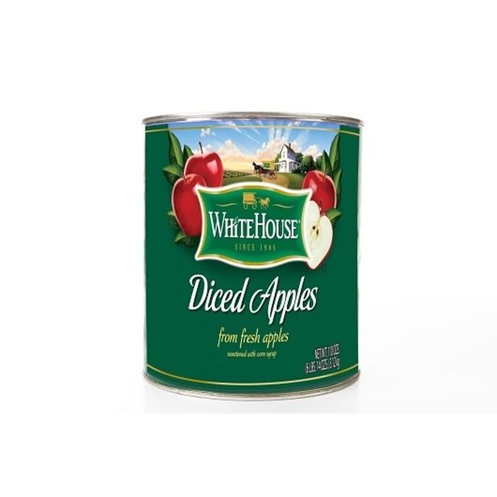 Commodity Diced Apples in Syrup, 10 Pound -- 6 per case