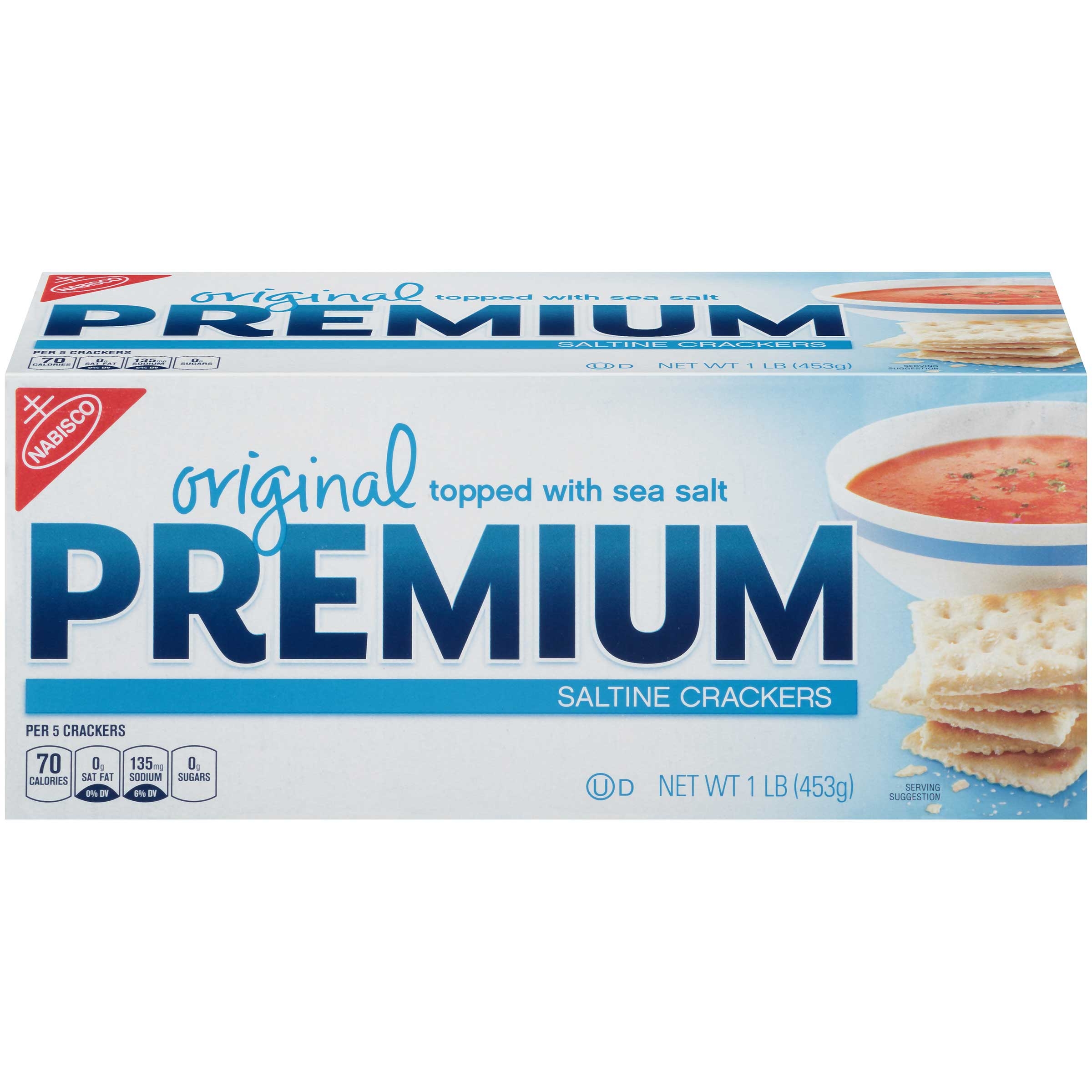 Nabisco Premium Original Saltine Cracker, 16 Ounce -- 12 per case
