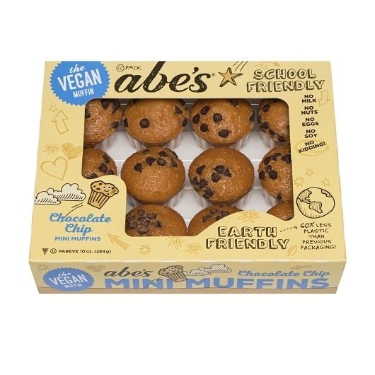 Abes Vegan Chocolate Chip Muffin, 10 Ounce -- 12 per case