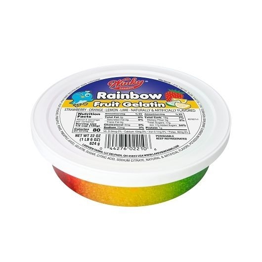 Winky Rainbow Salad Fruit Gelatin, 22 Ounce -- 6 per case