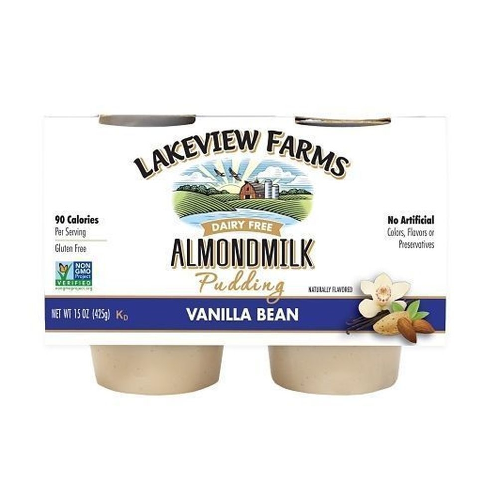Lakeview Farms Vanilla Bean Almondmilk Pudding, 15 Ounce -- 6 per case