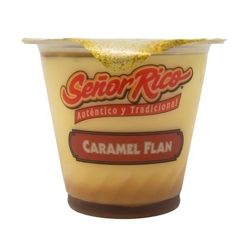 Senor Rico Caramel Flan, 8 Ounce -- 6 per case