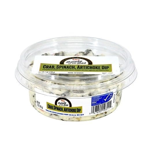 Salads Of The Sea Crab Spinach and Artichoke Dip, 7 Ounce -- 6 per case