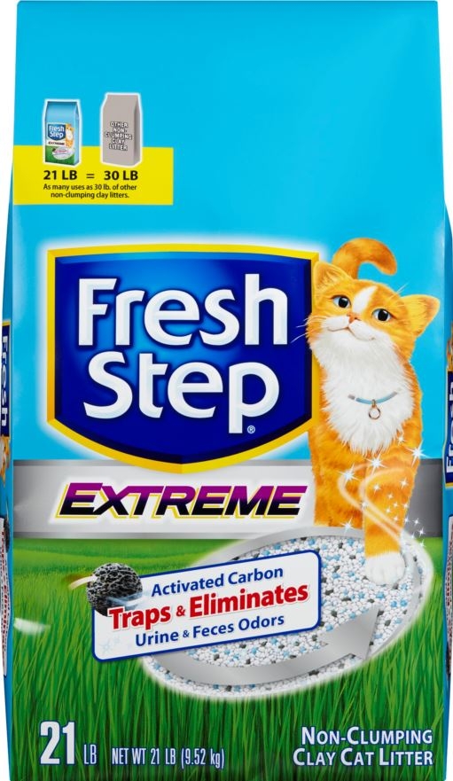 Fresh Step Extreme Clay Cat Litter, 21 Pound.