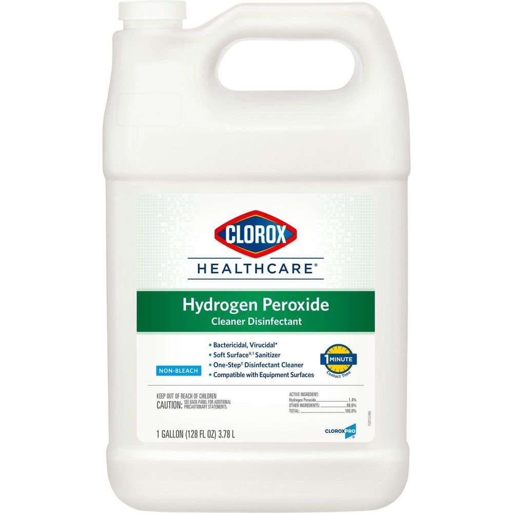 Clorox Healthcare Hydrogen Peroxide Disinfectant Cleaner, 128 Ounce Refill -- 4 per case.