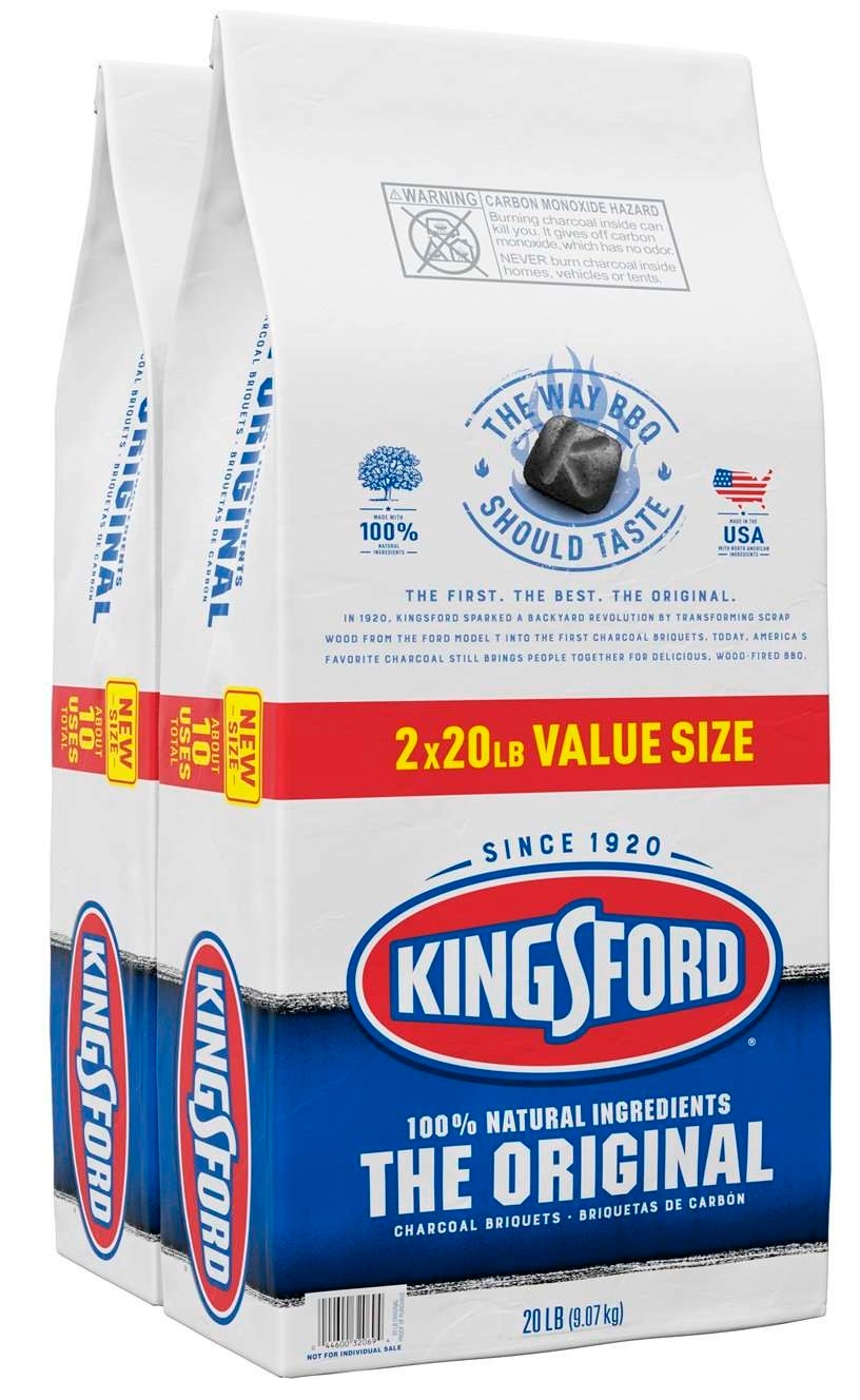 Kingsford Original Charcoal Briquettes, 40 Pound