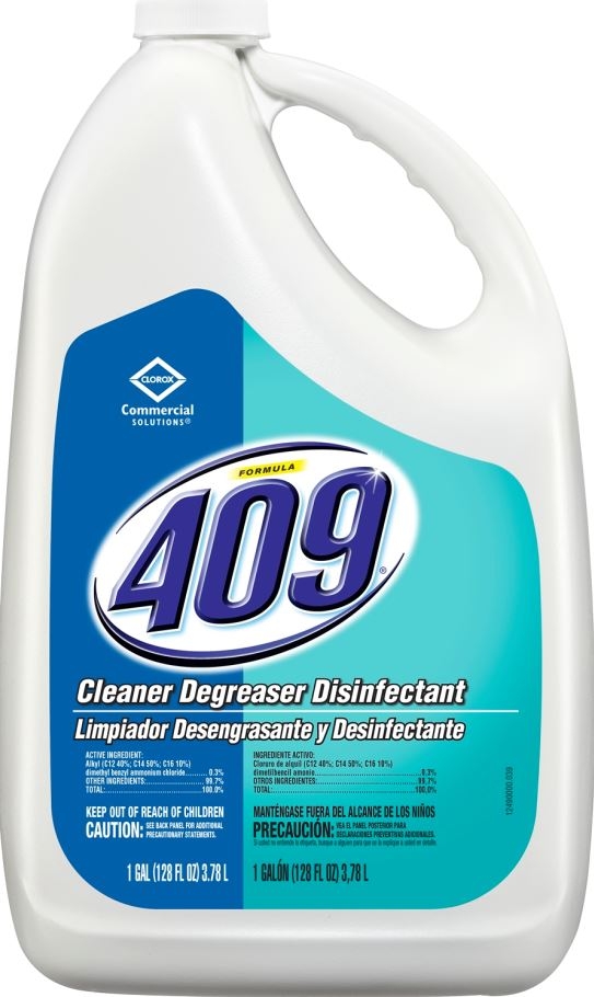 Formula 409 Commercial Solution Disinfectant Degreaser Cleaner, 128 Ounce -- 4 per case